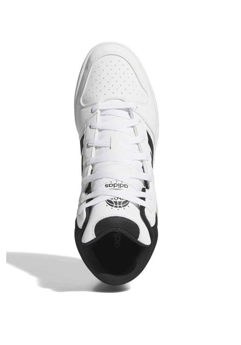 Scarpe Adidas Hoops Mid Classic Bianco Nero Uomo ADIDAS CORE | Sneakers | KI1032-